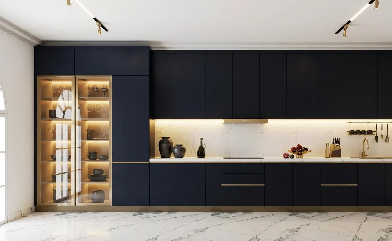 Straight Kitchen